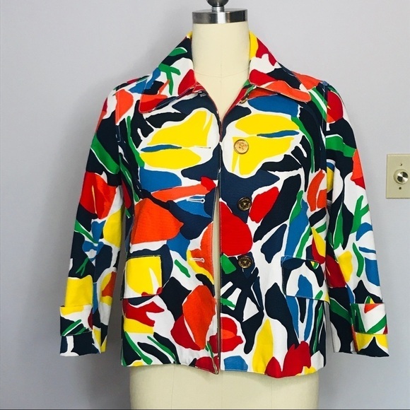 Lauren Ralph Lauren Floral Blazer Jacket - Picture 1 of 9